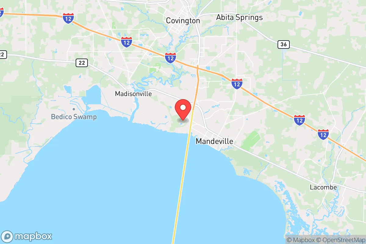 Map centered at 30.3769, -90.1010
