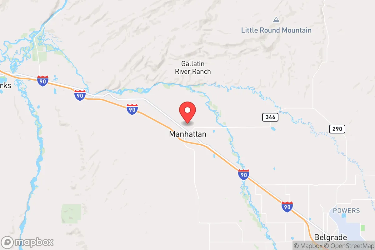 Map centered at 45.8622, -111.3342
