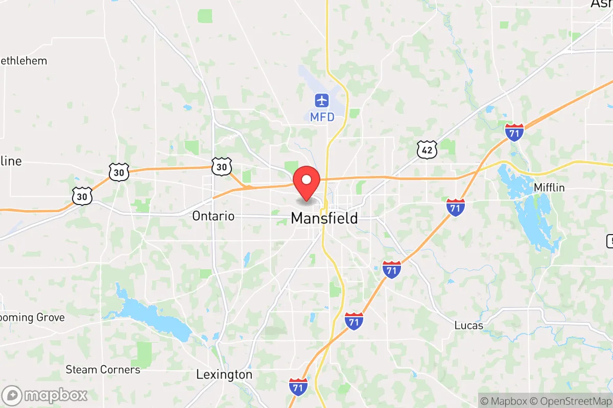 Map centered at 40.7656, -82.5274