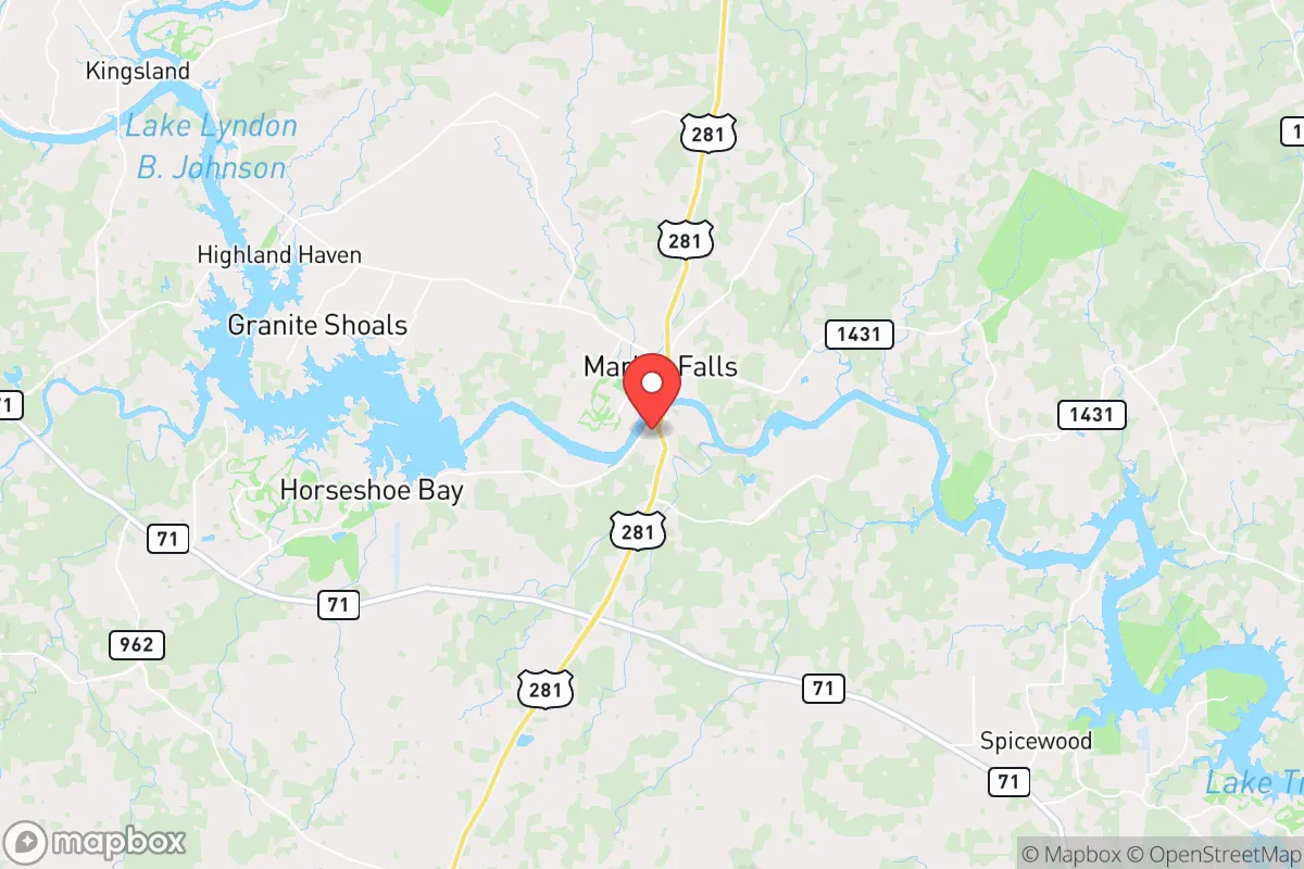 Map centered at 30.5593, -98.2781