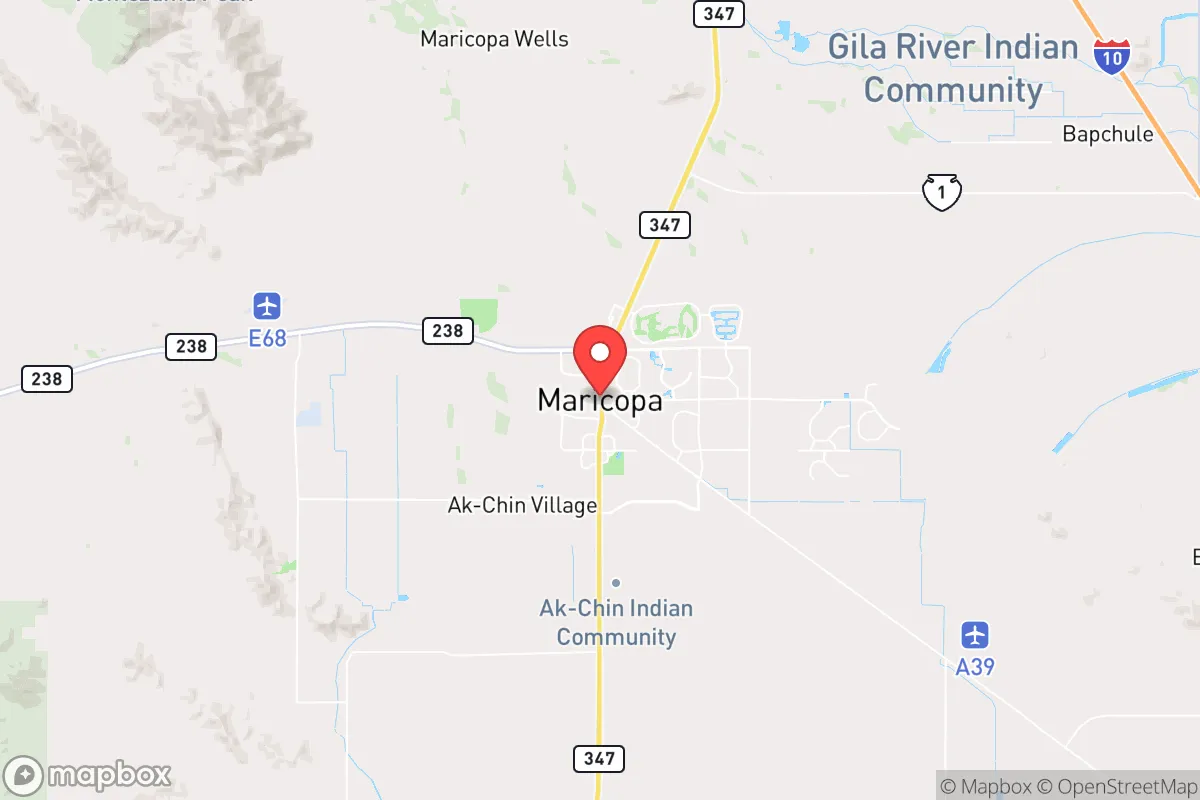 Map centered at 33.0408, -112.0010