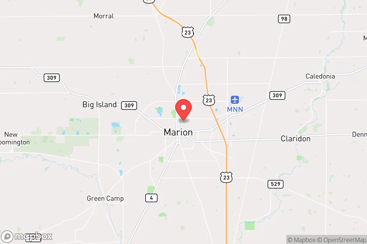 Map centered at 40.5973, -83.1227