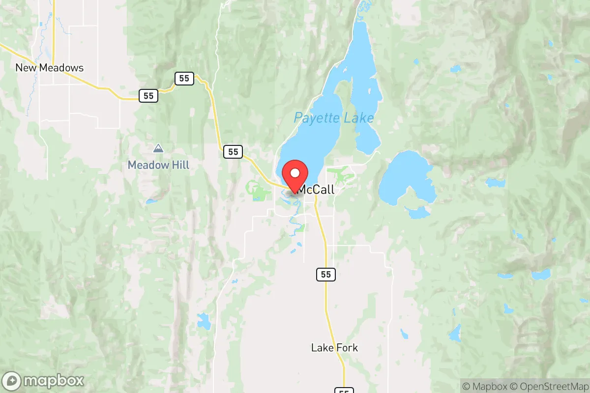Map centered at 44.9075, -116.1124