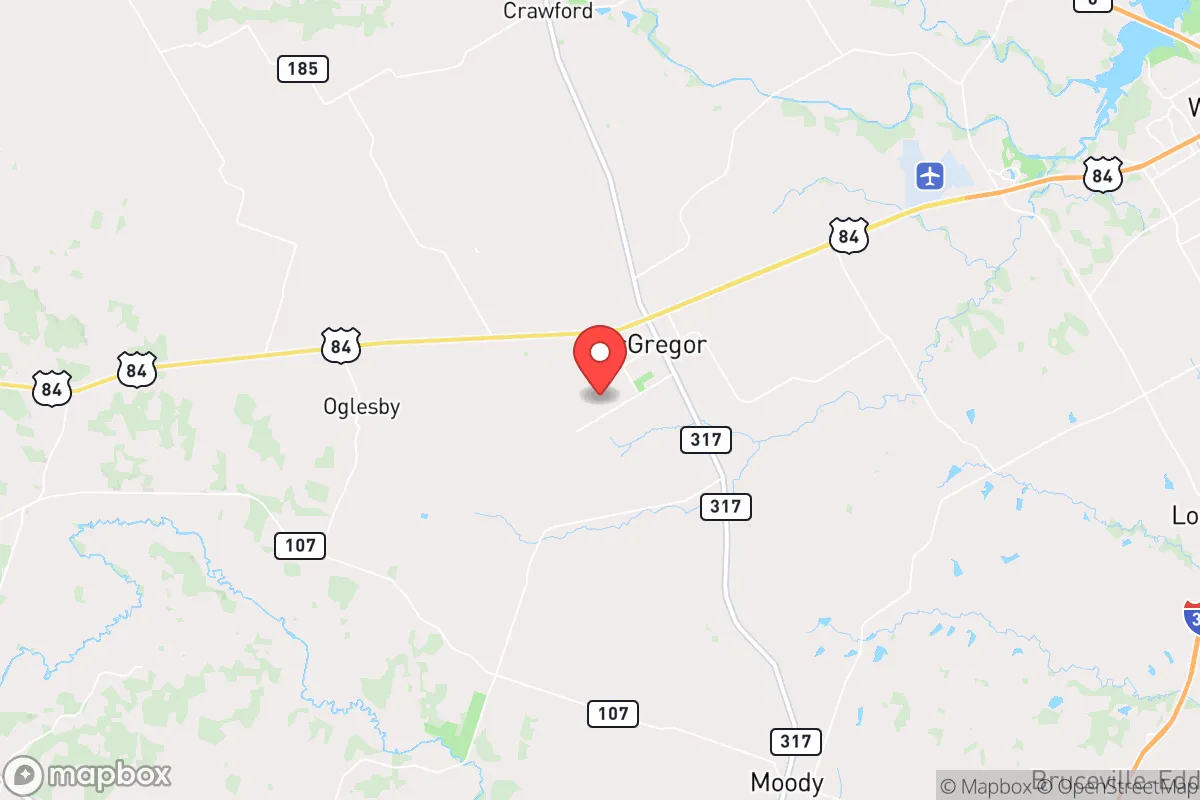 Map centered at 31.4203, -97.4253