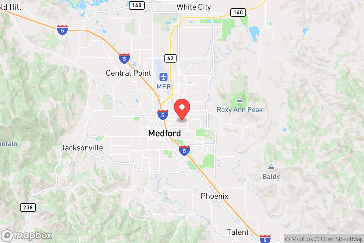 Map centered at 42.3363, -122.8520