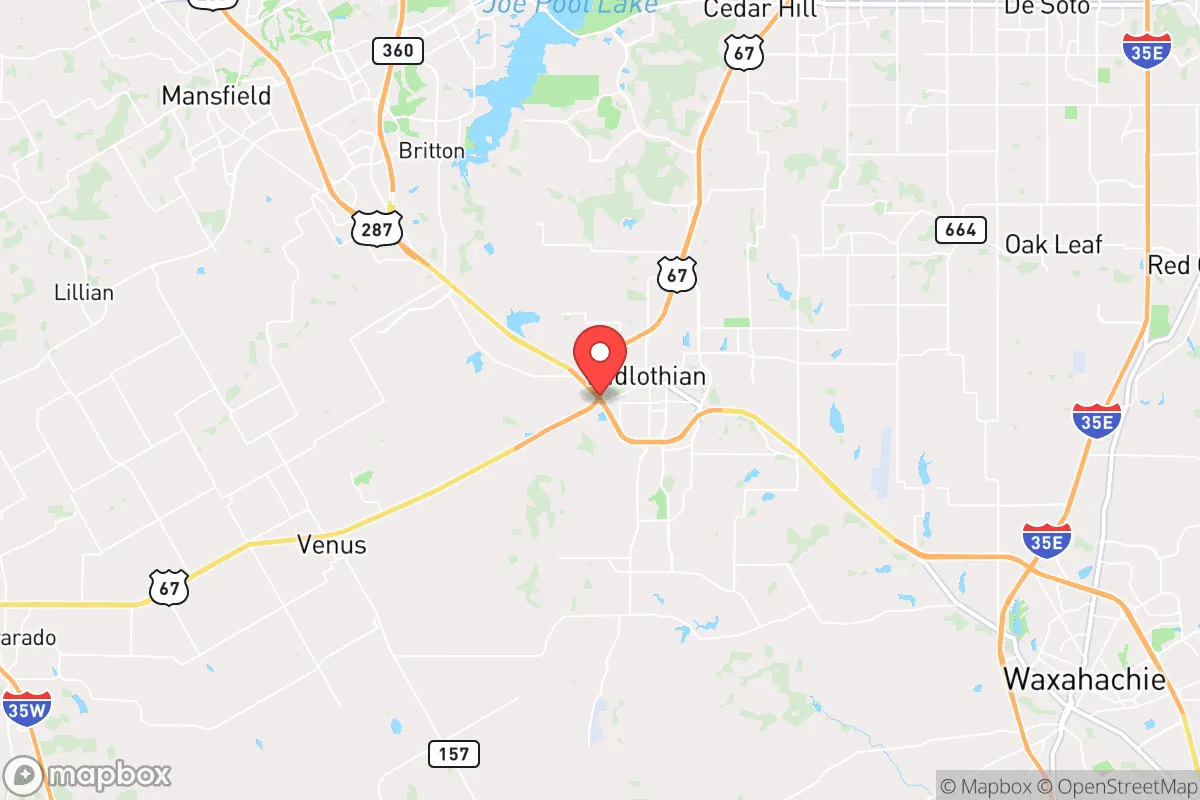 Map centered at 32.4668, -96.9890
