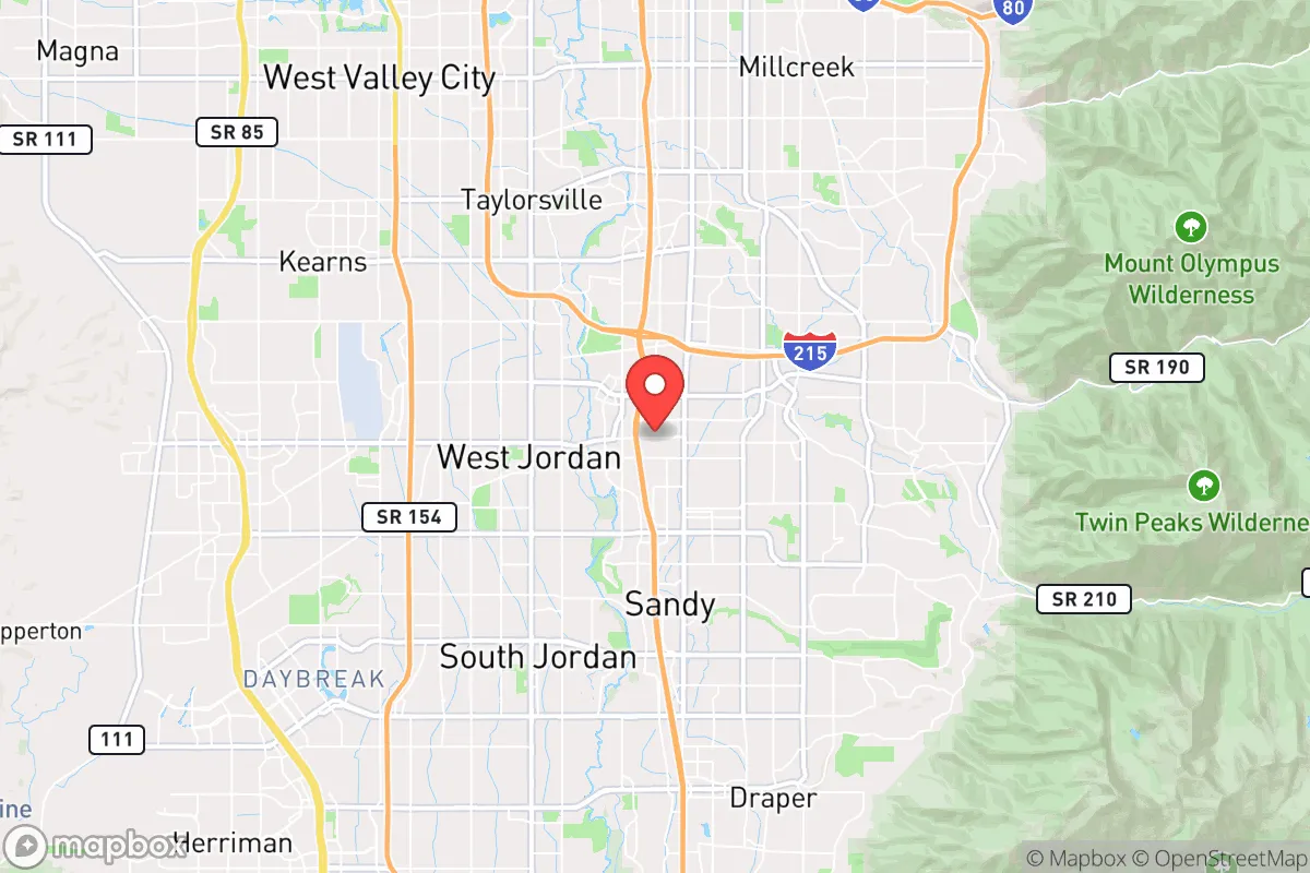 Map centered at 40.6147, -111.8928