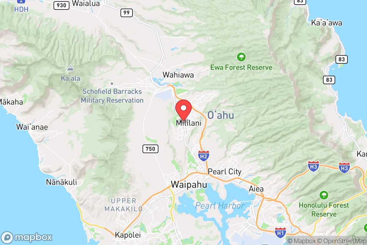 Map centered at 21.4513, -158.0153