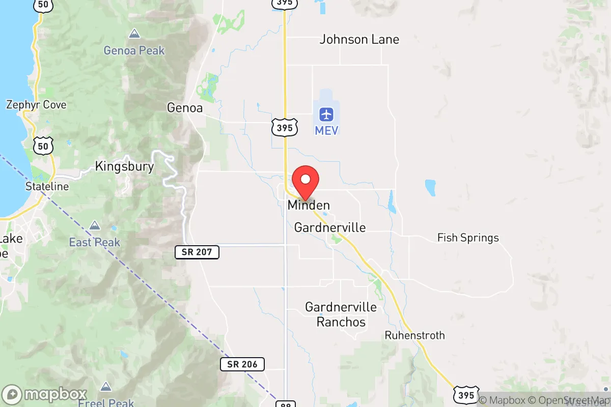 Map centered at 38.9541, -119.7657
