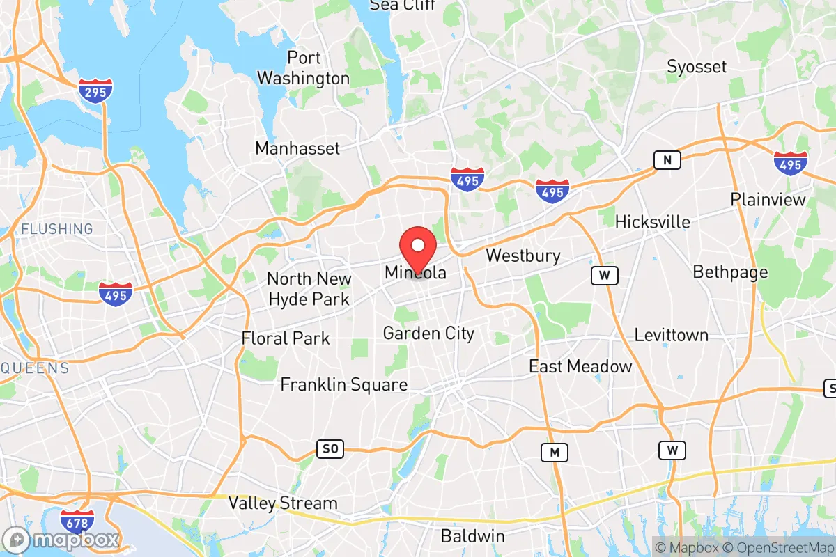 Map centered at 40.7470, -73.6394