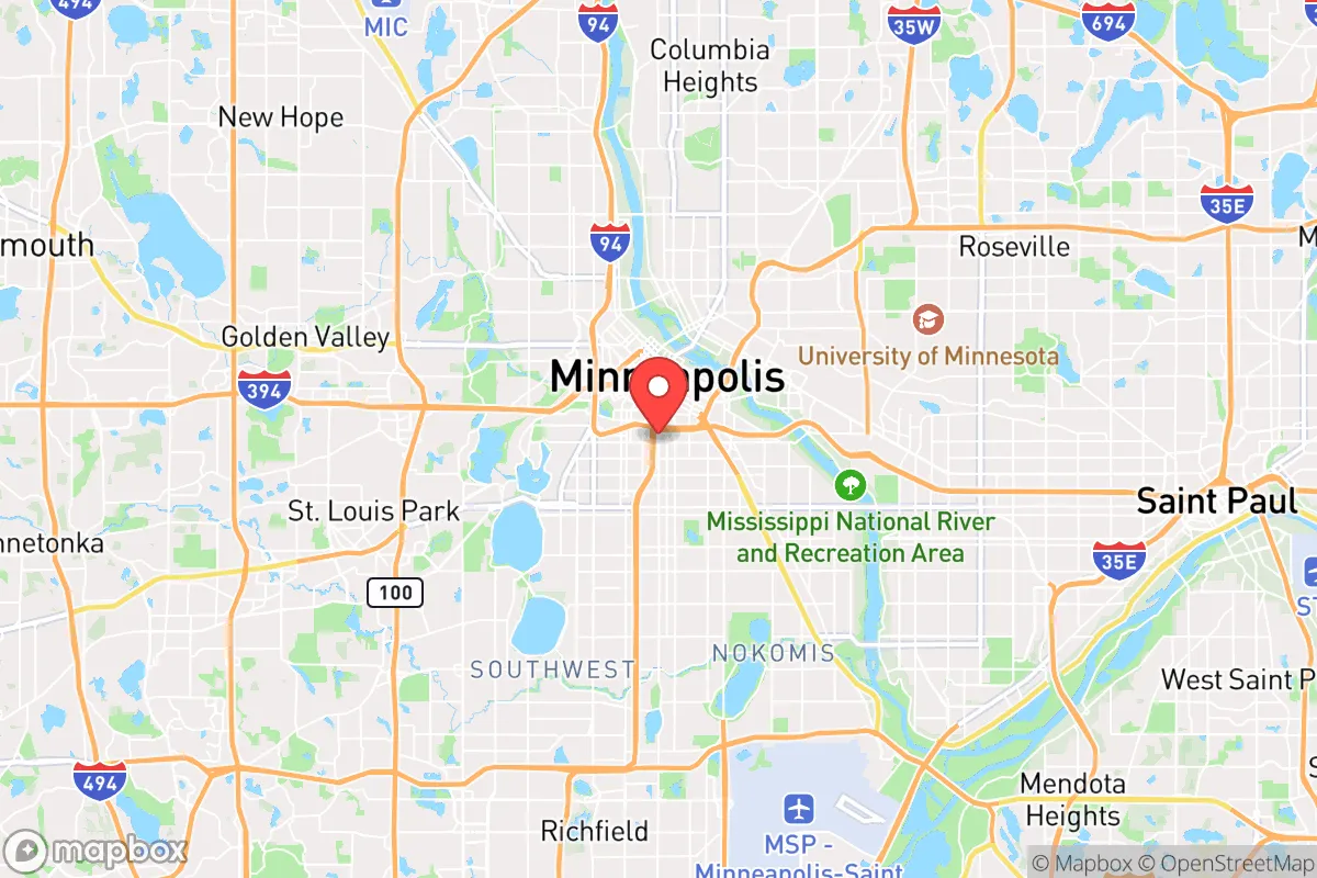 Map centered at 44.9635, -93.2678