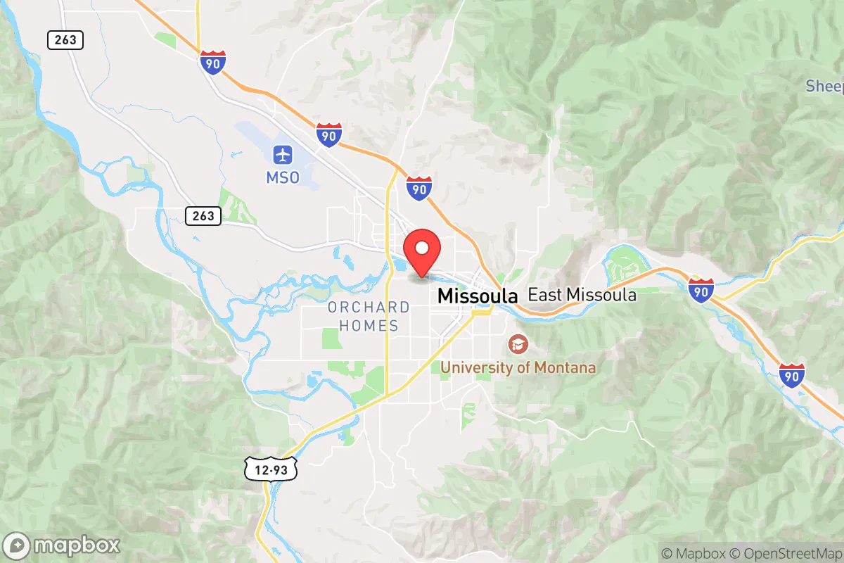 Map centered at 46.8749, -114.0223