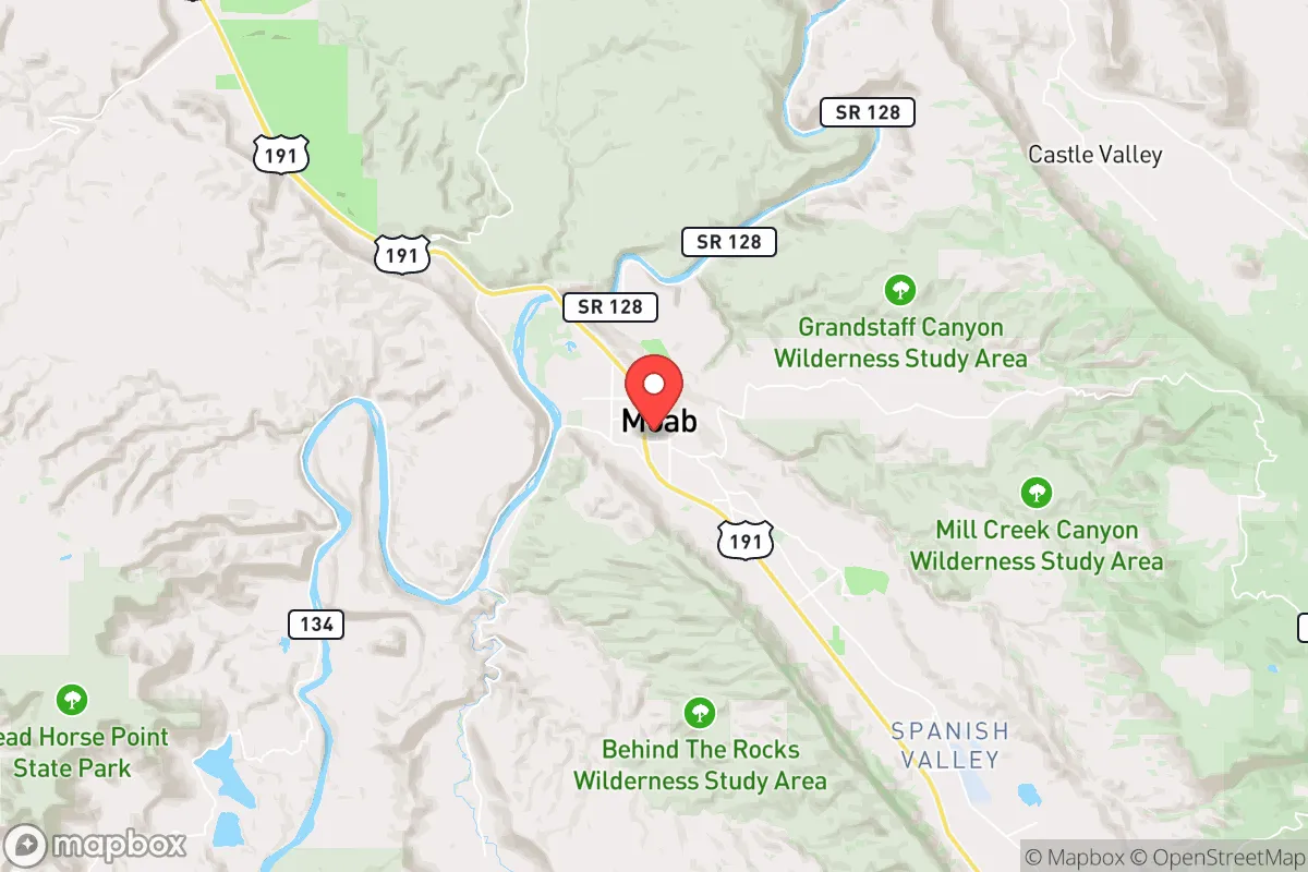 Map centered at 38.5701, -109.5478