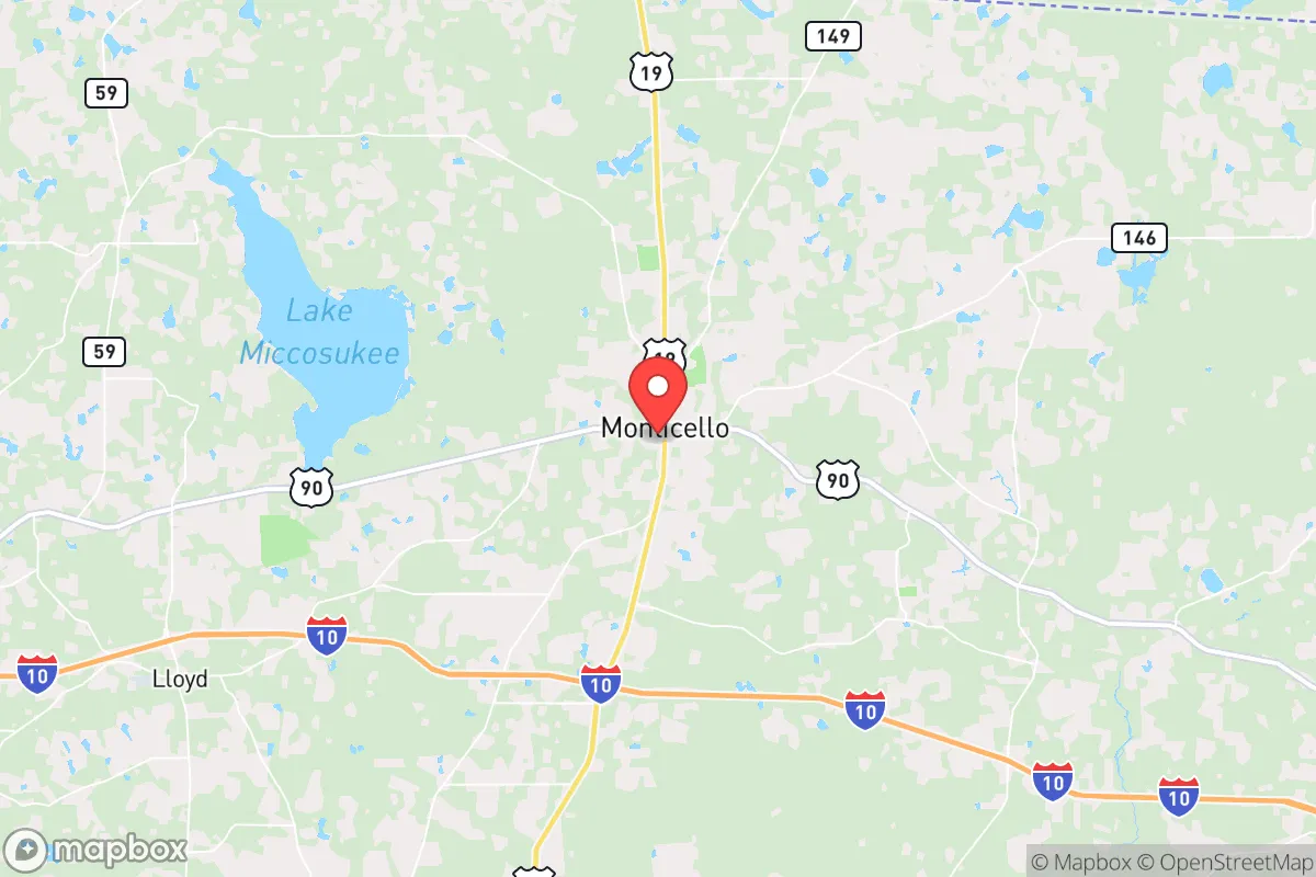 Map centered at 30.5422, -83.8722