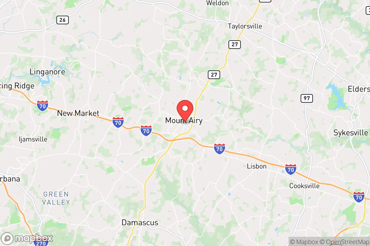 Map centered at 39.3743, -77.1534