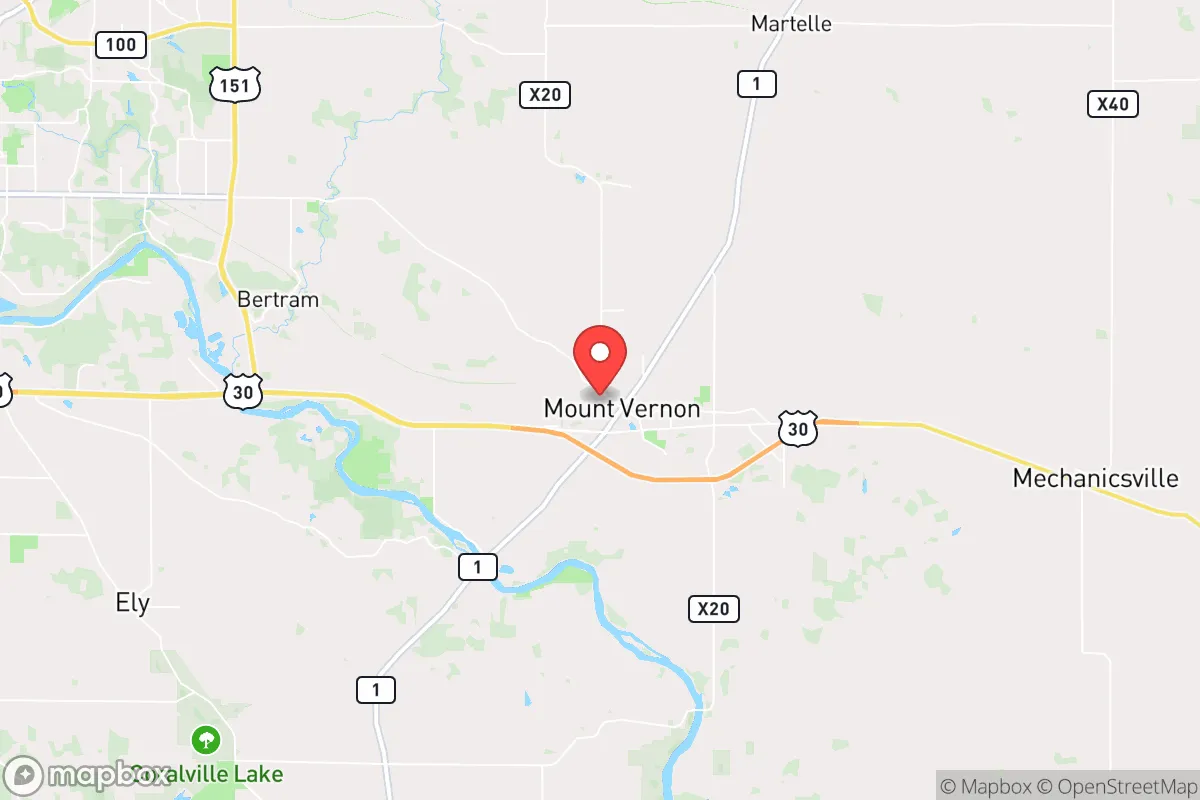 Map centered at 41.9244, -91.4246