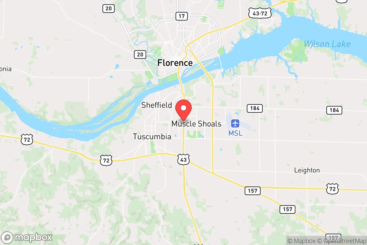 Map centered at 34.7429, -87.6338
