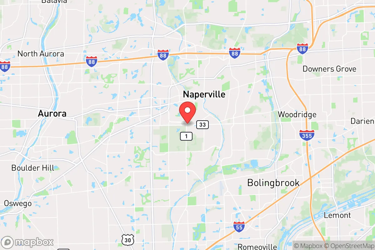 Map centered at 41.7477, -88.1660