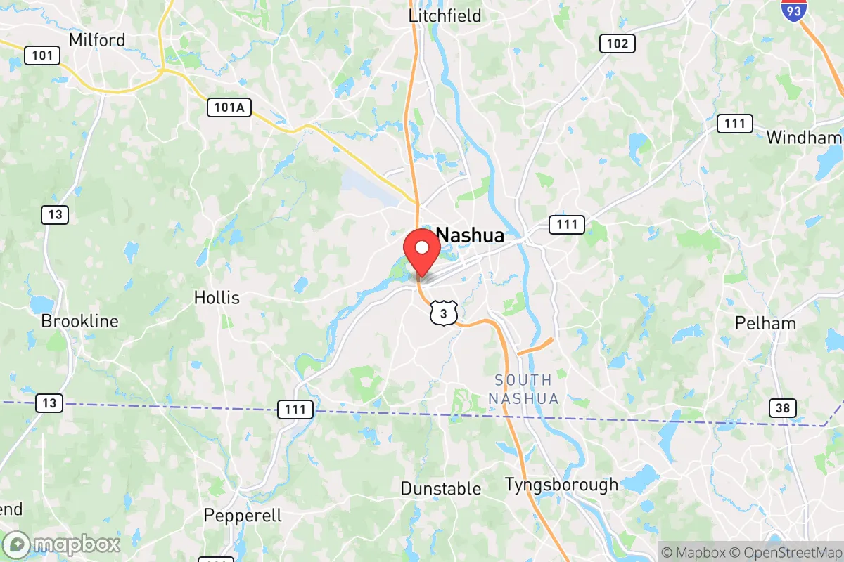 Map centered at 42.7491, -71.4909