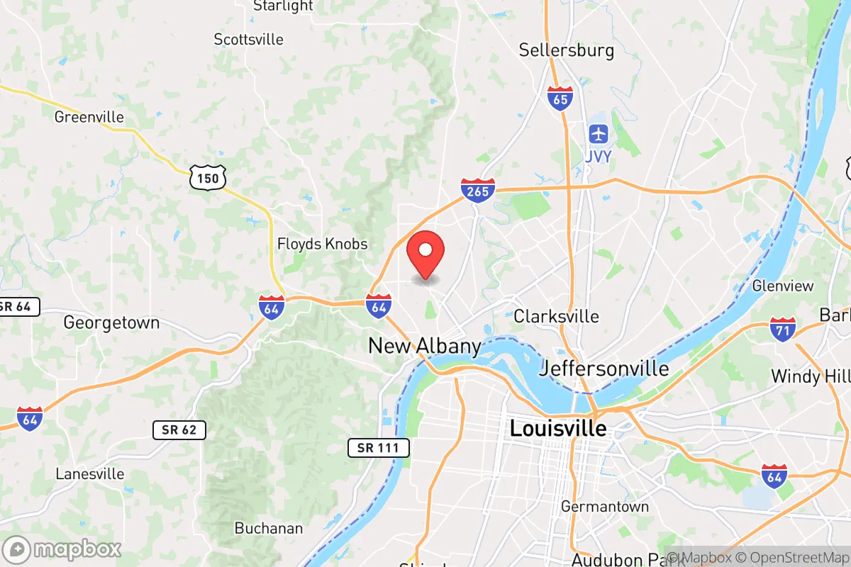 Map centered at 38.3093, -85.8235