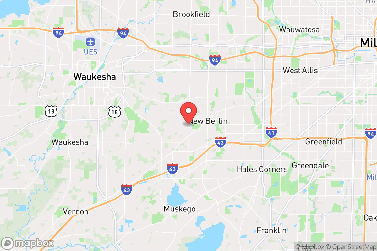 Map centered at 42.9726, -88.1291