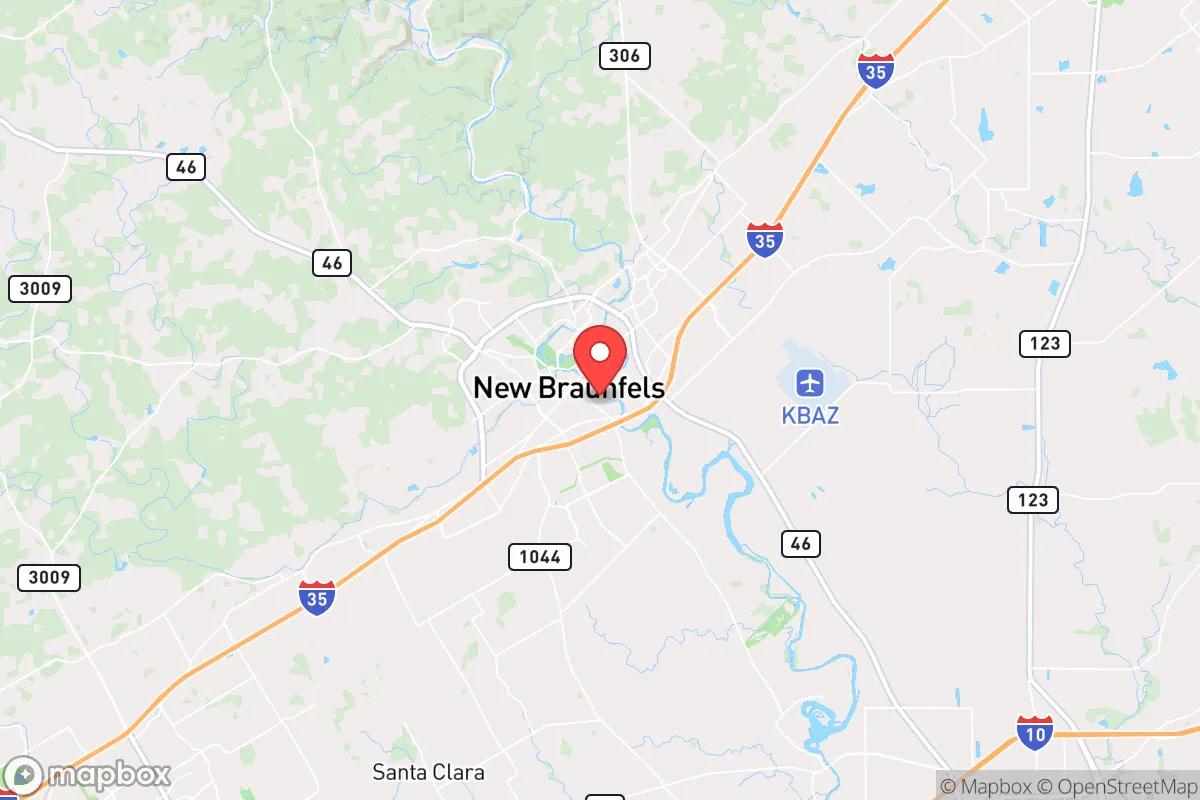 Map centered at 29.6992, -98.1149