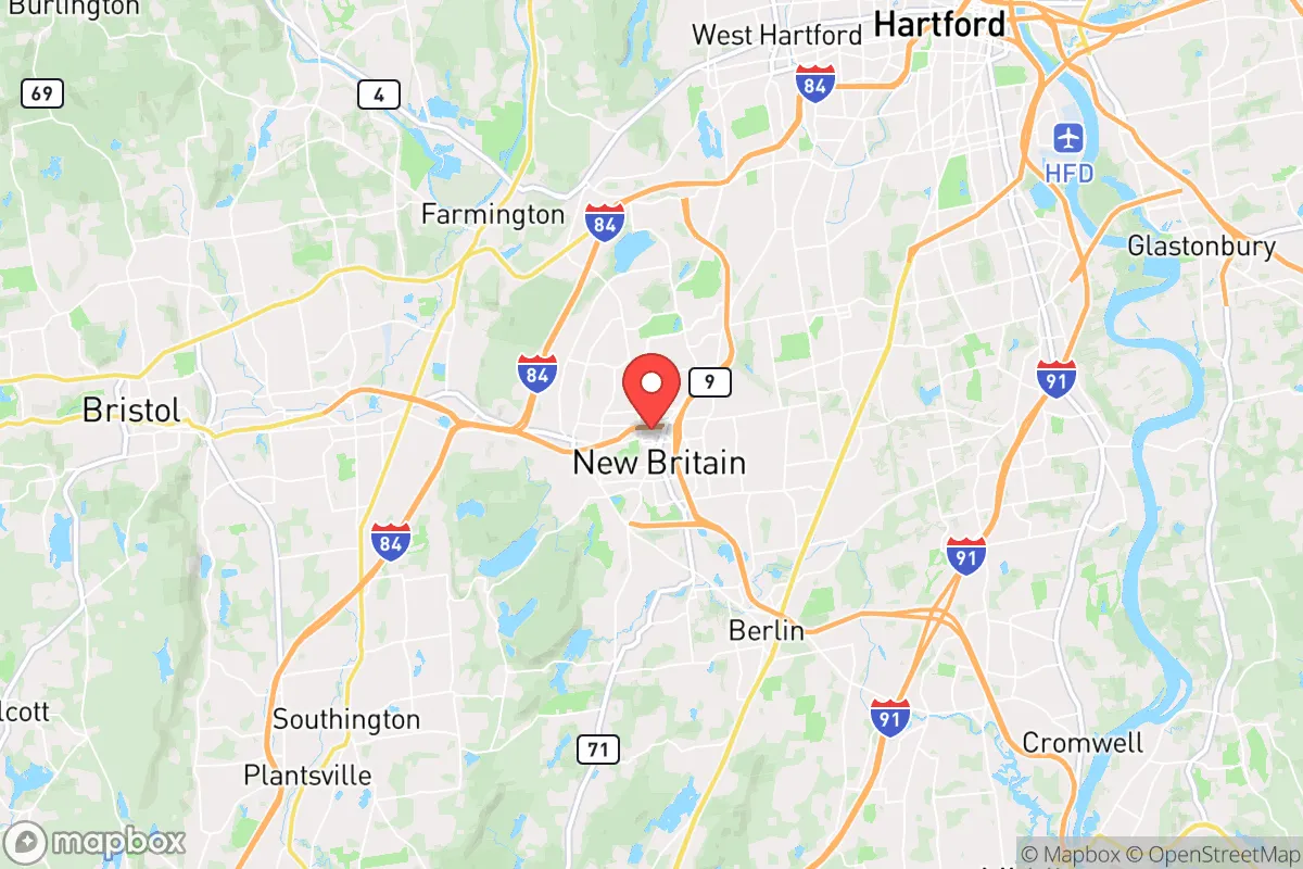 Map centered at 41.6759, -72.7862
