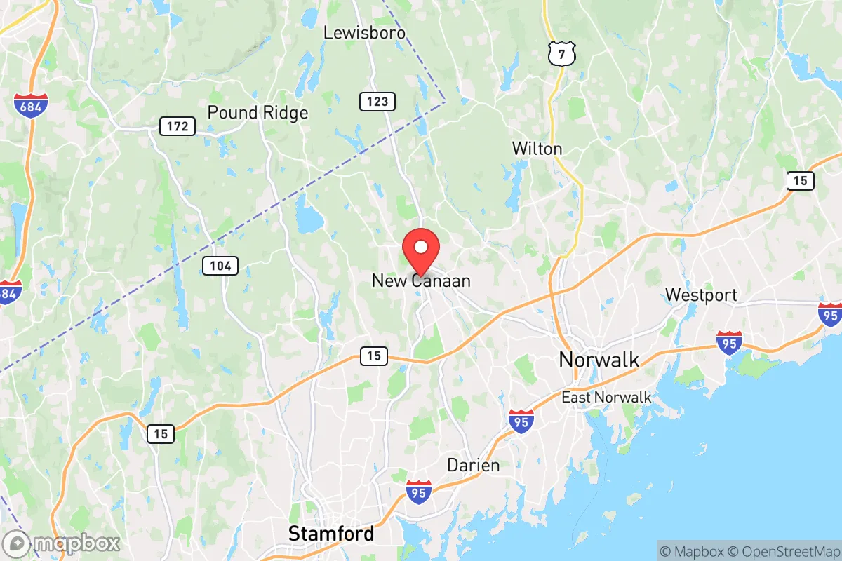 Map centered at 41.1468, -73.4948