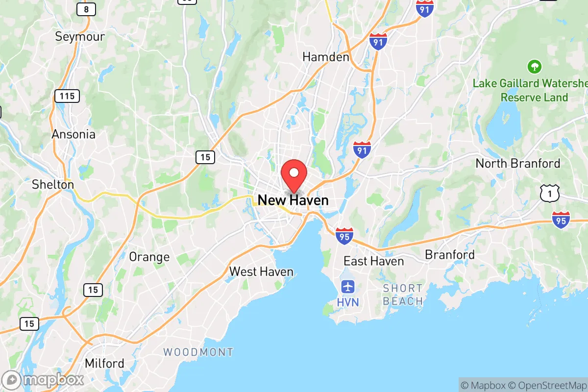 Map centered at 41.3104, -72.9242
