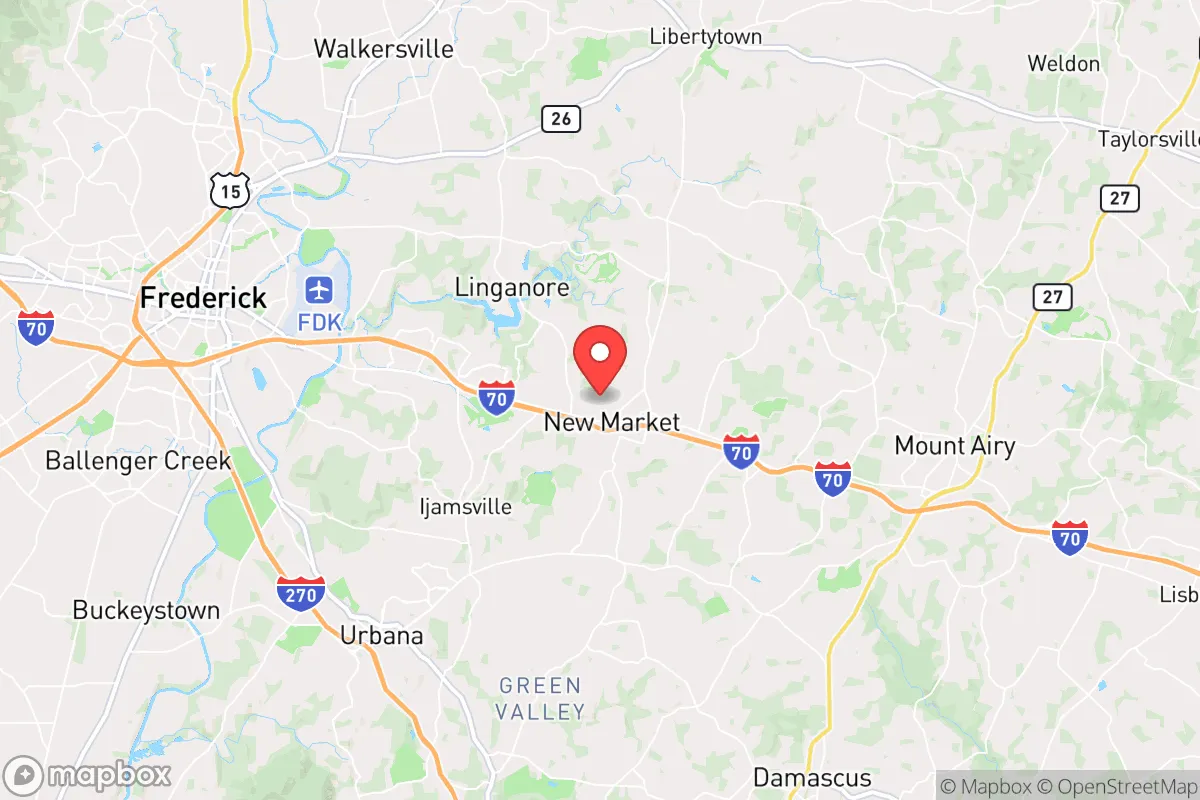 Map centered at 39.3886, -77.2765