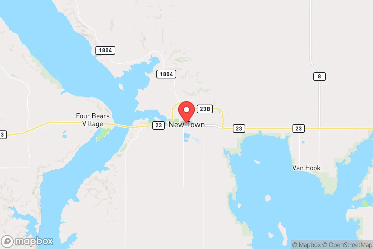 Map centered at 47.9891, -102.4883