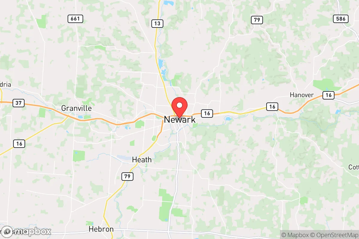 Map centered at 40.0707, -82.4249