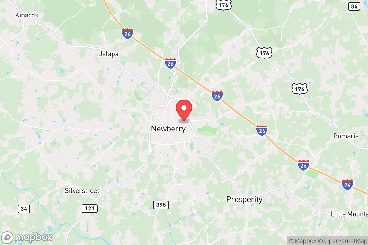 Map centered at 34.2810, -81.6011