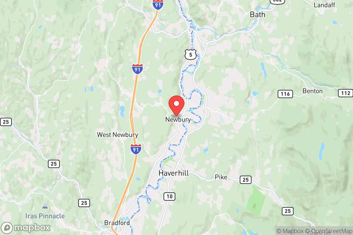 Map centered at 44.0810, -72.0600