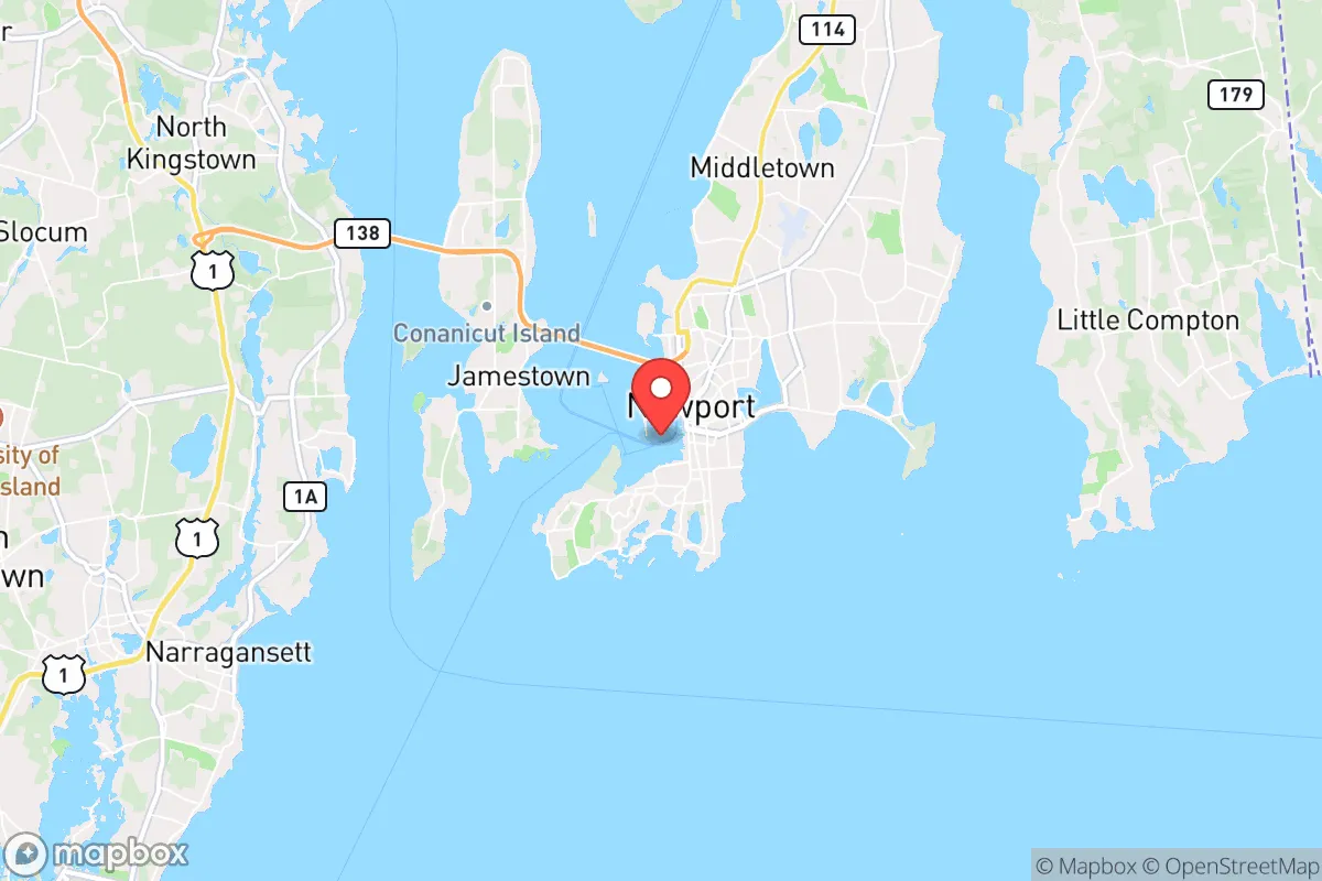 Map centered at 41.4819, -71.3229
