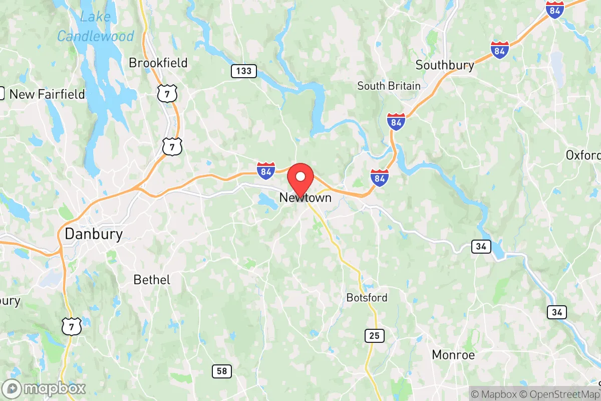 Map centered at 41.4119, -73.3119