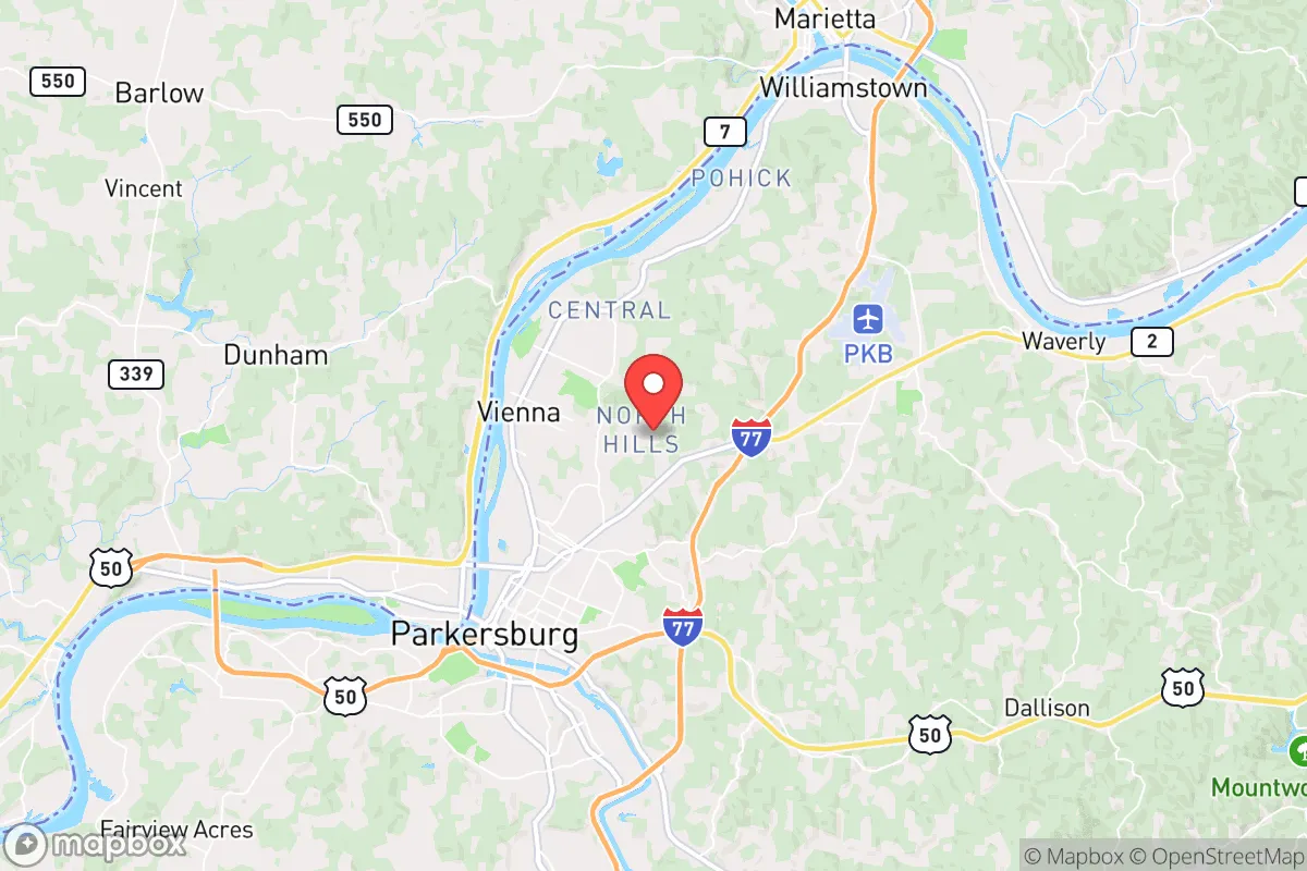 Map centered at 39.3151, -81.5088