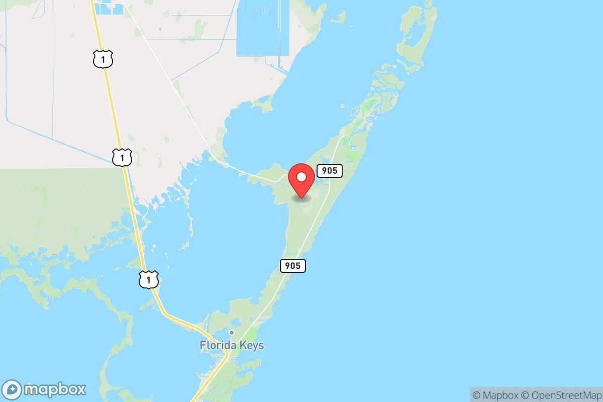 Map centered at 25.2673, -80.3234