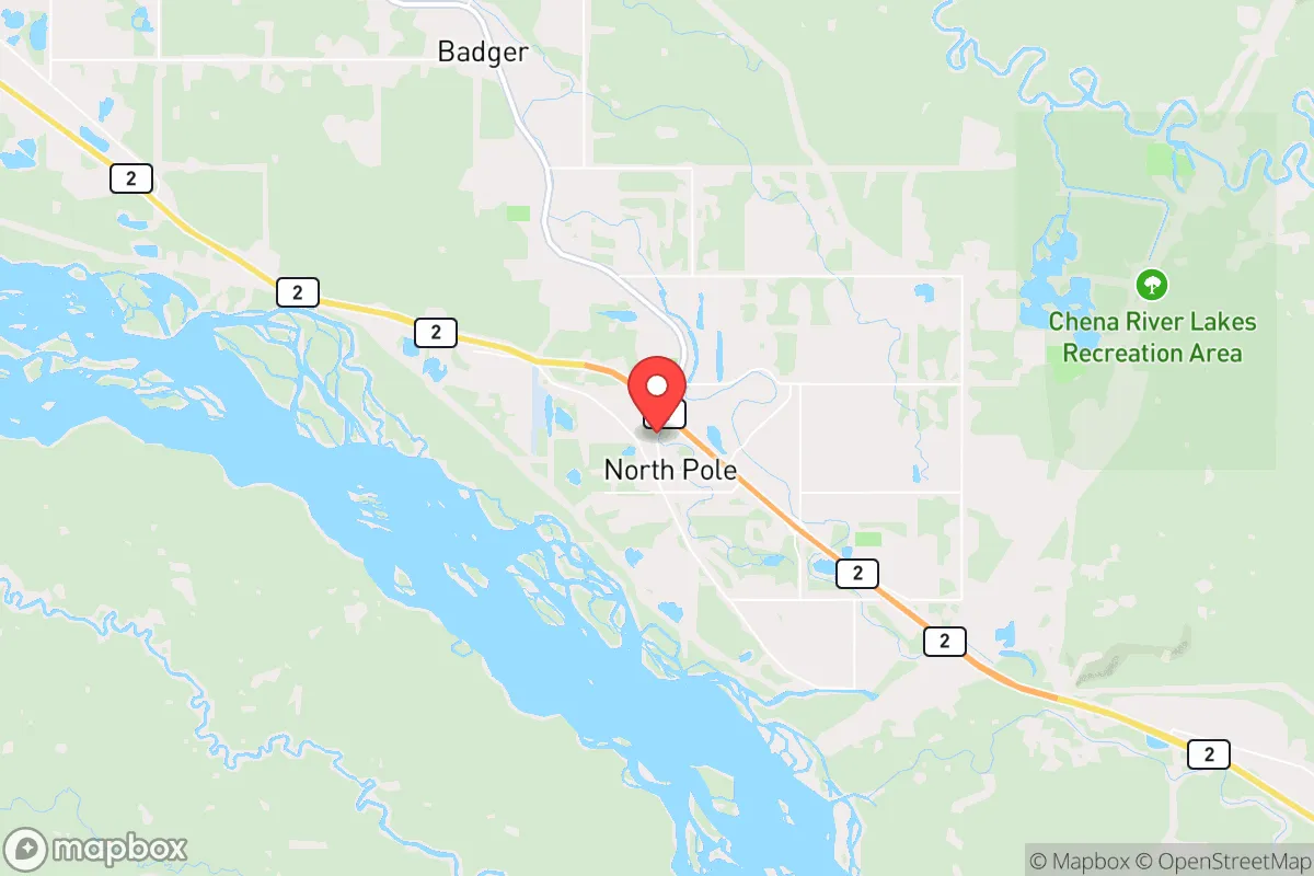 Map centered at 64.7530, -147.3599