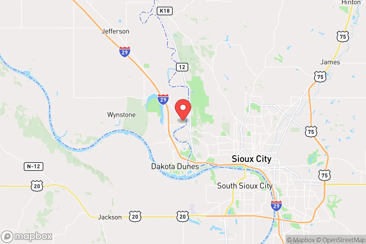 Map centered at 42.5389, -96.4974