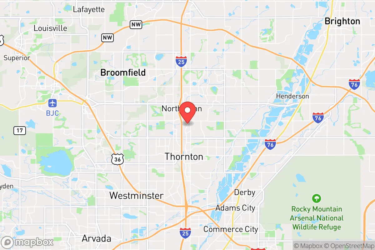 Map centered at 39.9108, -104.9783