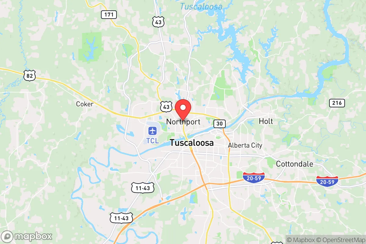 Map centered at 33.2588, -87.5988