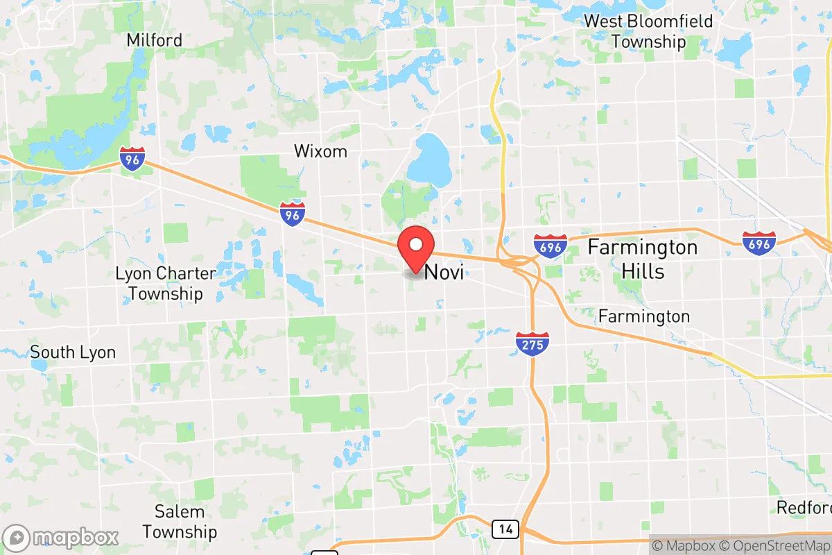 Map centered at 42.4786, -83.4893