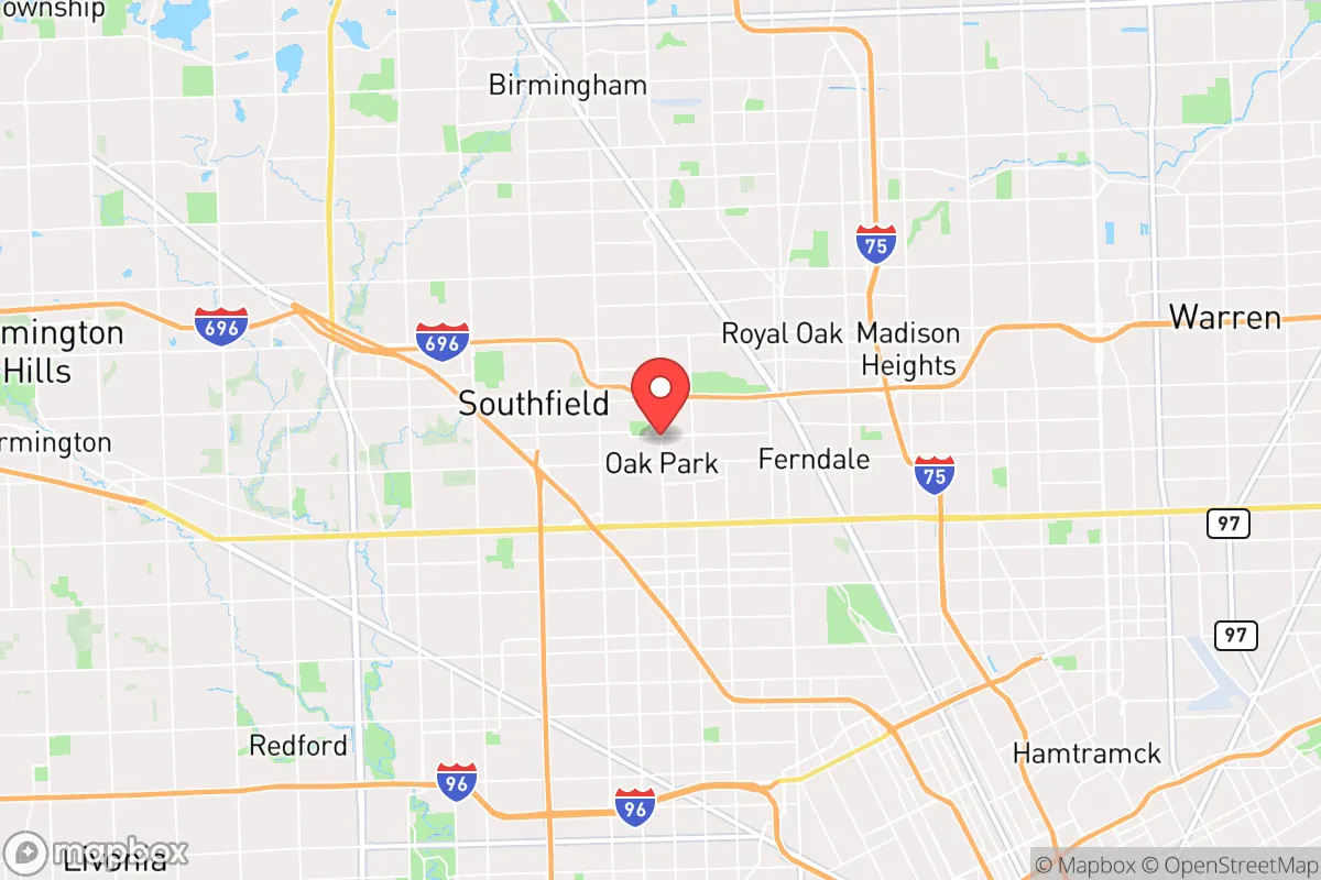 Map centered at 42.4649, -83.1824