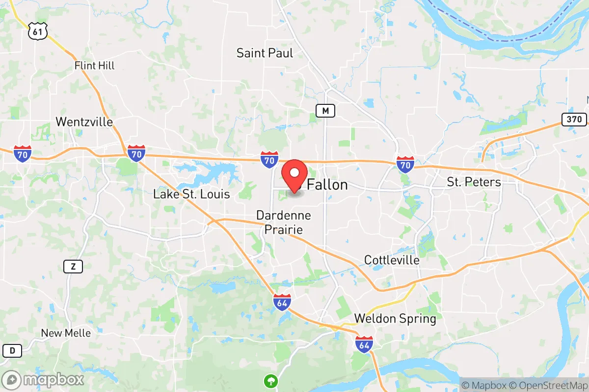 Map centered at 38.7839, -90.7213