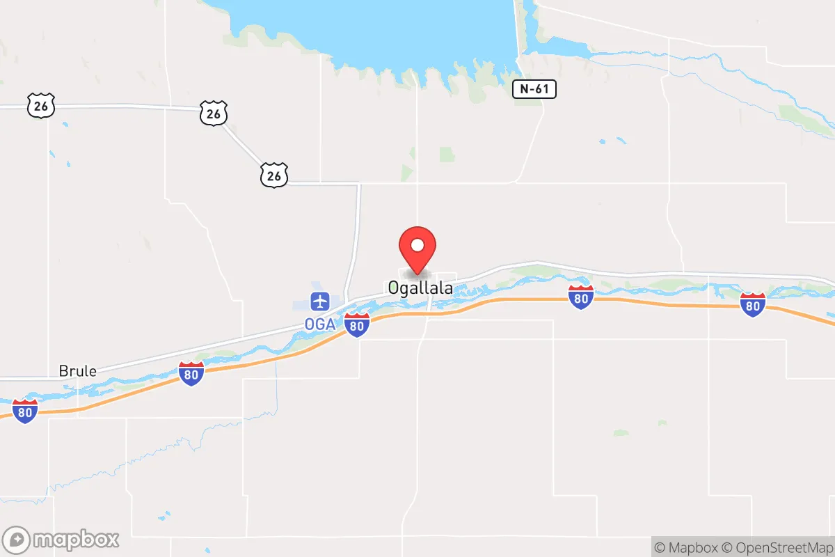 Map centered at 41.1294, -101.7209