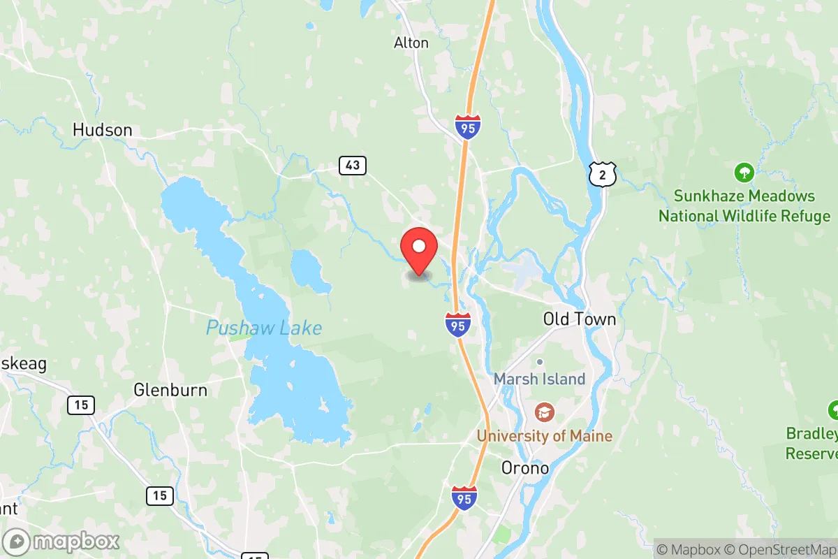 Map centered at 44.9491, -68.7249