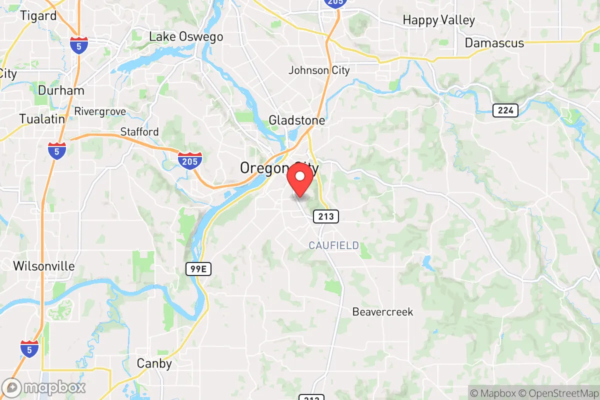 Map centered at 45.3418, -122.5924