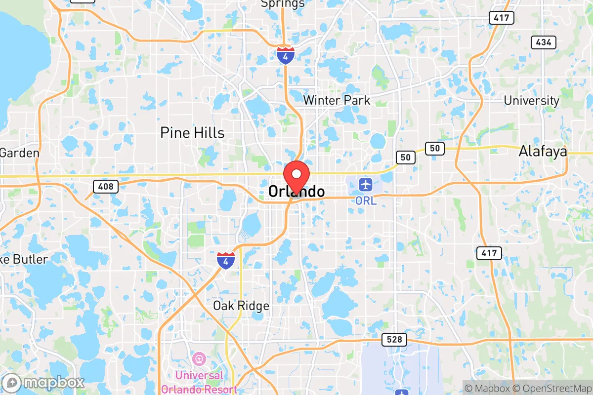 Map centered at 28.4706, -81.3128