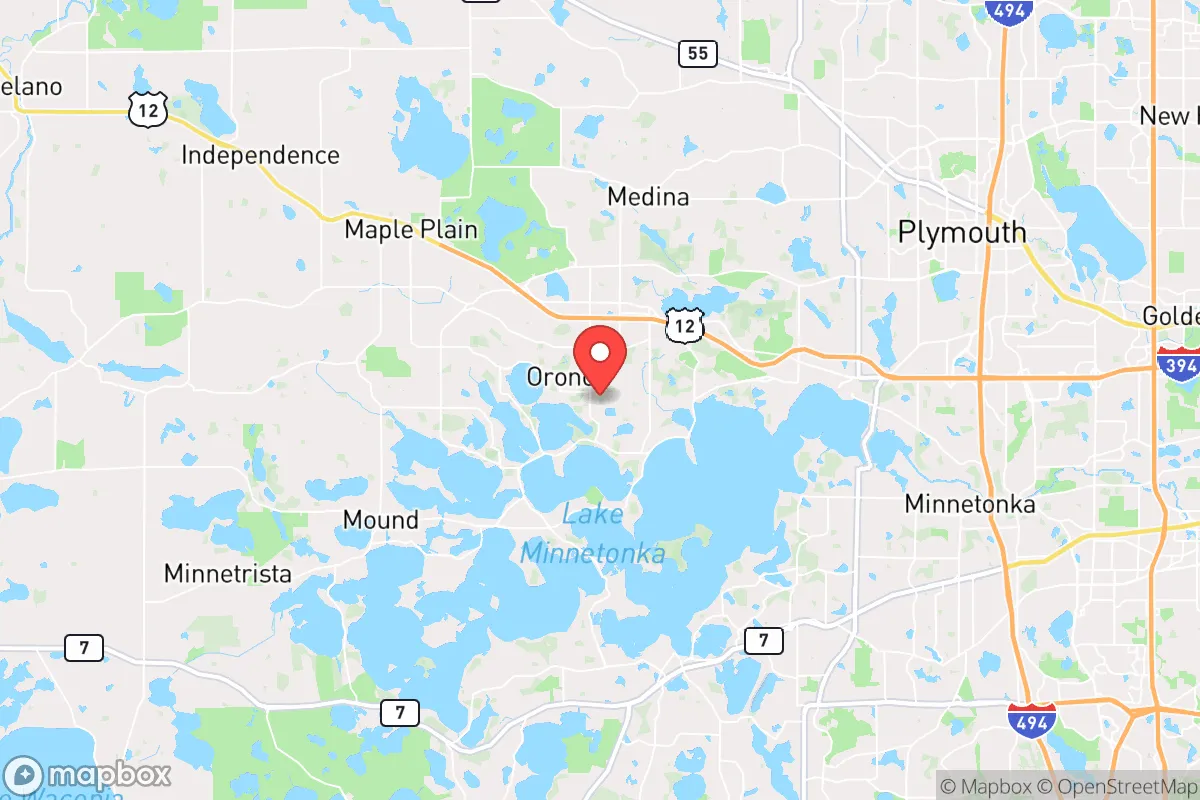 Map centered at 44.9657, -93.5908